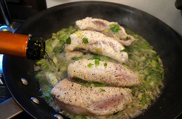 ΠΕΣΚΑΝΔΡΙΤΣΑ ΜΕ FOIE GRAS